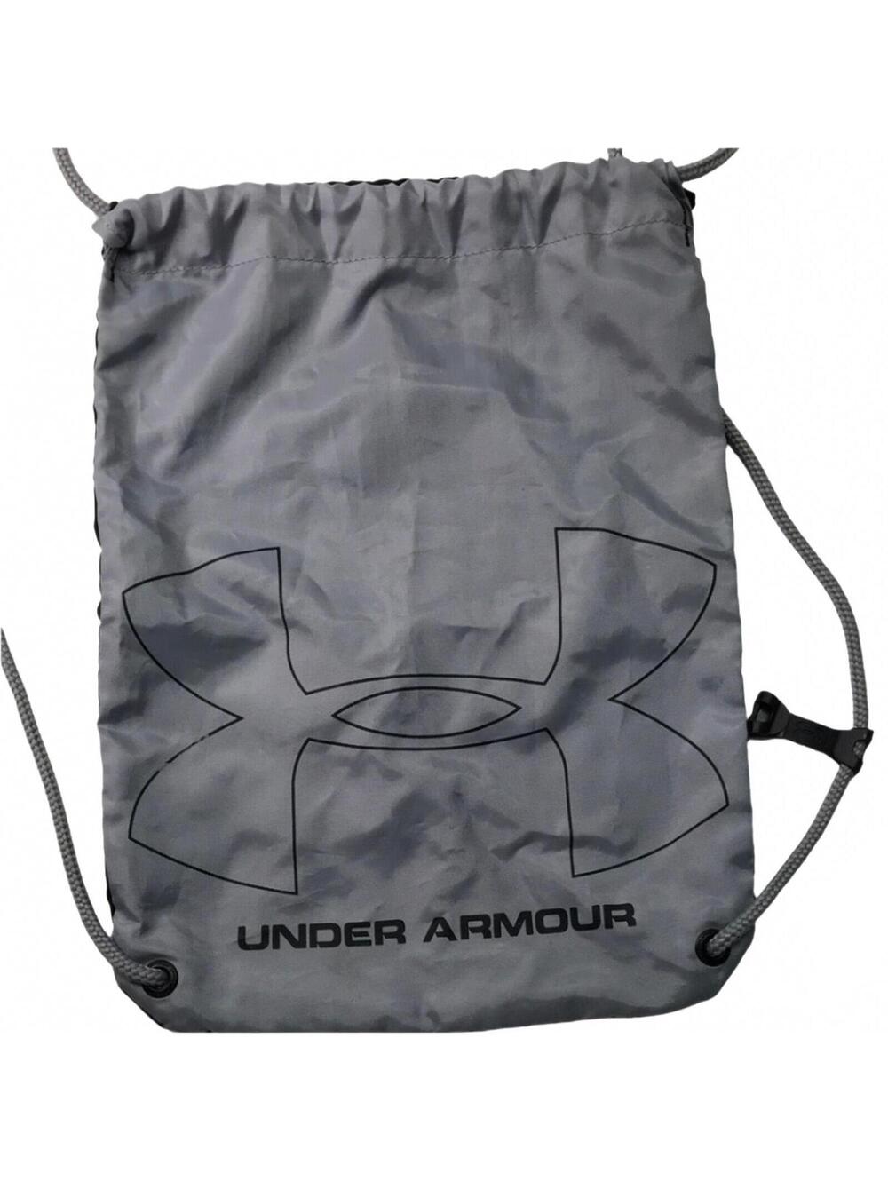 Under Armour Drawstring Gym Bag - Gray and Black